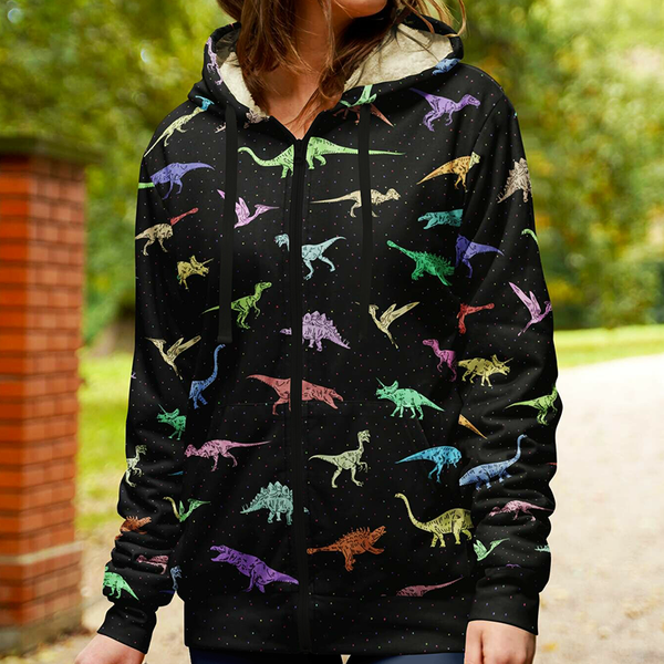 Personalized Dinomite Zip-Up Hoodie